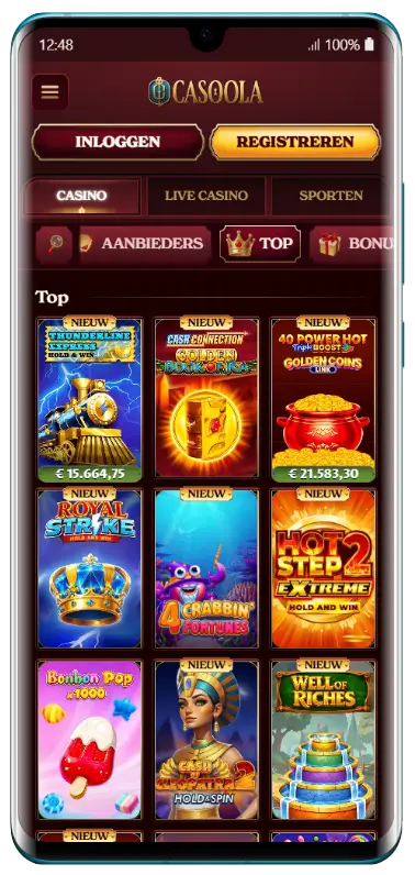 Casoola Casino top spellen overzicht